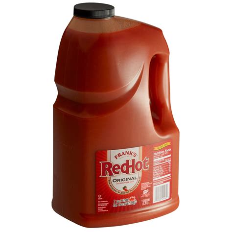 Frank S Redhot Original Hot Sauce 1 Gallon 4 Case
