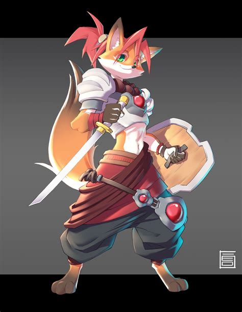 Artstation Fox Warrior