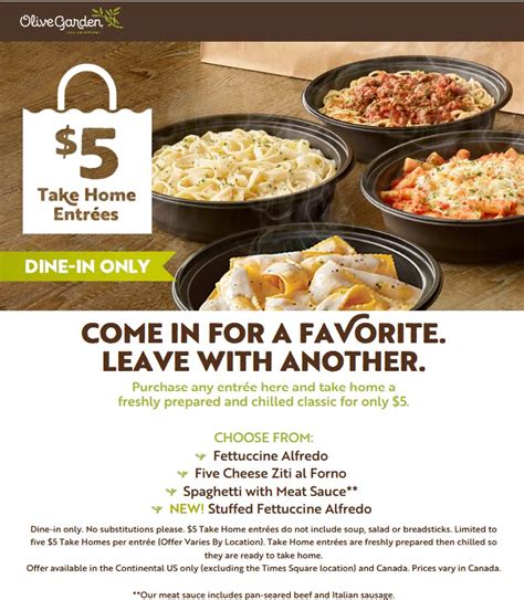 Olive Garden March 2021 Coupons And Promo Codes 🛒