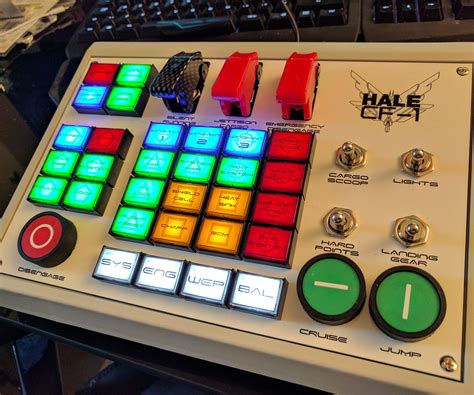 How To Make A Custom Control Panel For Elite Dangerous Or Any Other Game Diy Electronics