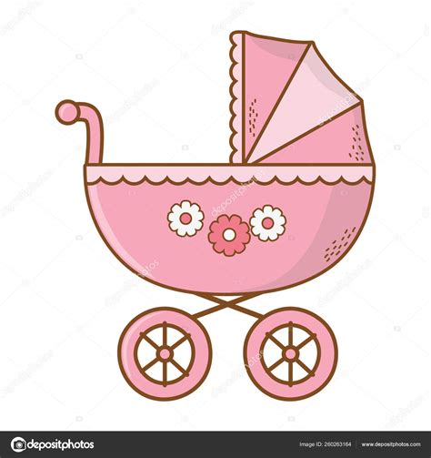 Cute Baby Shower Cartoon Stock Vector By Stockgiu 260263164