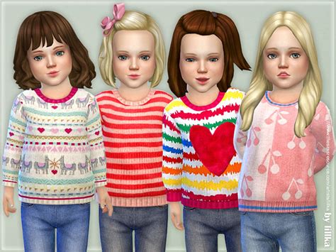 Cozy Winter Sweater 02 By Lillka At Tsr Sims 4 Updates