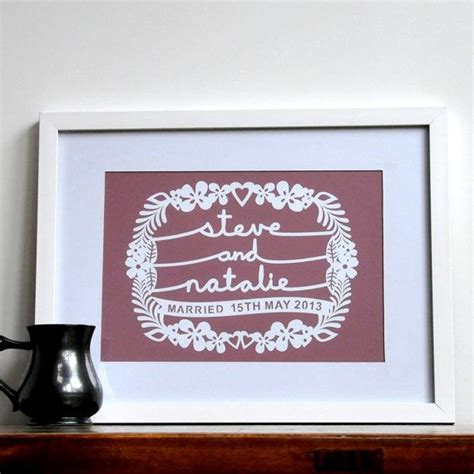 Personalized Wedding Gift Art Print Personalized Wedding Gifts