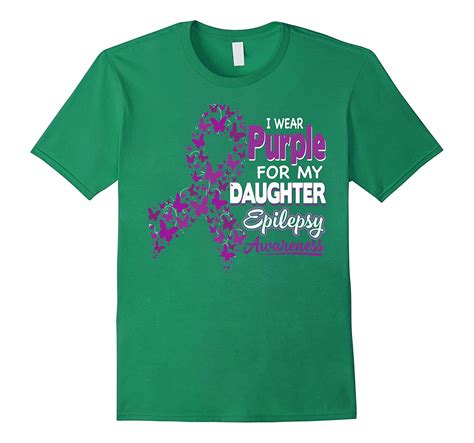 I Wear Purple For My Daughter Epilepsy Awareness Shirt Anz Anztshirt