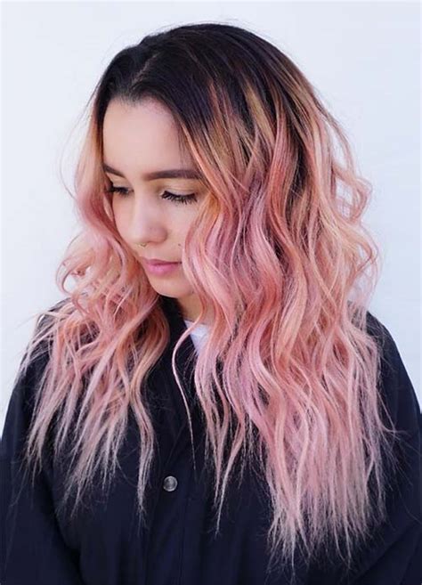 65 Rose Gold Hair Color Ideas For 2017 Rose Gold Hair