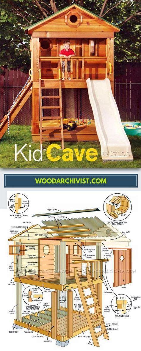 Backyard Playhouse Plans Childrens Outdoor Plans And Projects