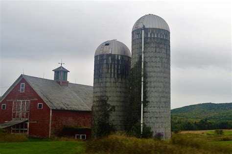 Red Barn Silo Photograph By Michelle Moss Pixels