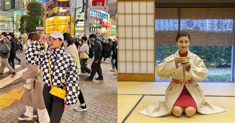 Avneet Kaur Holidays In Japan Wears A Kimono And Tries Match Tea Times Of India