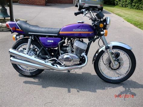 Why the 1972 kawasaki h2 750 mach iv two stroke triple was so dangerous! 1973 Kawasaki 750 Triple H2A Purple in 2020 | Kawasaki ...