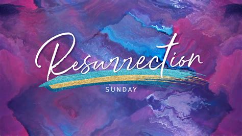 Painted Resurrection Sunday Motion Video Background