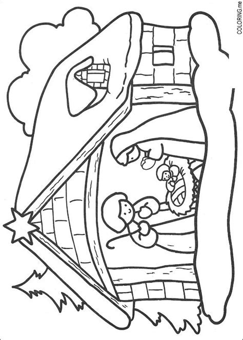 Birth Of Jesus Coloring Page At Free Printable