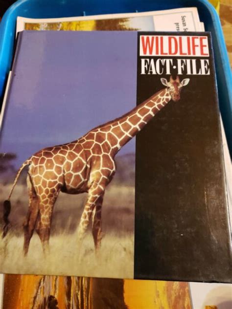 Wildlife Fact File Binder With 59 Cards Homeschool Animals Ebay