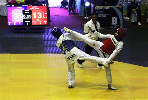 Tambah 3 Emas Taekwondo Jabar Segel Juara Umum Babak Kualifikasi Pon