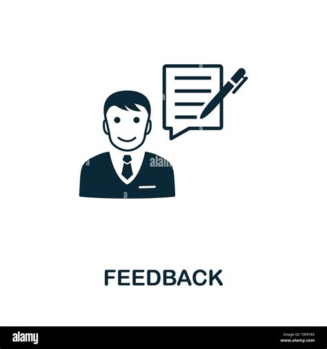 Feedback Vector Icon Symbol Creative Sign From Icons Collection Filled Flat Feedback Icon For