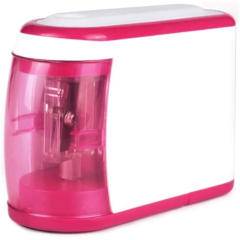 New Automatic Electric Pencil Sharpener Battery Operated Two Holes