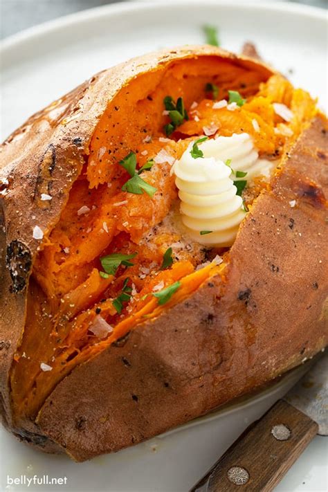 Perfectly Baked Sweet Potato How To Bake Sweet Potatoes