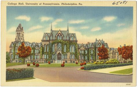 College Hall University Of Pennsylvania Philadelphia Pa Digital