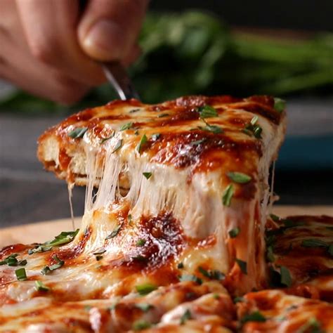 Chicken Parm Pizza Recipe By Tasty Recipe Pizza Recipes Homemade