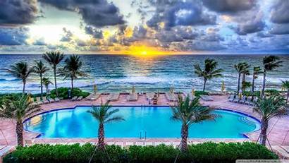 Florida Pool Party Beach Sunset Wallpapers Gulf