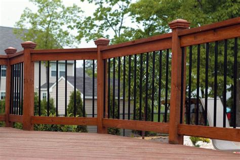 Watch and learn how to install the deckorators contemporary aluminum stair railing available exclusively at lowe's. Latest porch railing lowes one and only omahhome.com | Patio railing, Deck railing design, Deck ...
