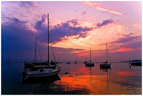Lake Champlain Sunset Photograph By Stan Amster Fine Art America