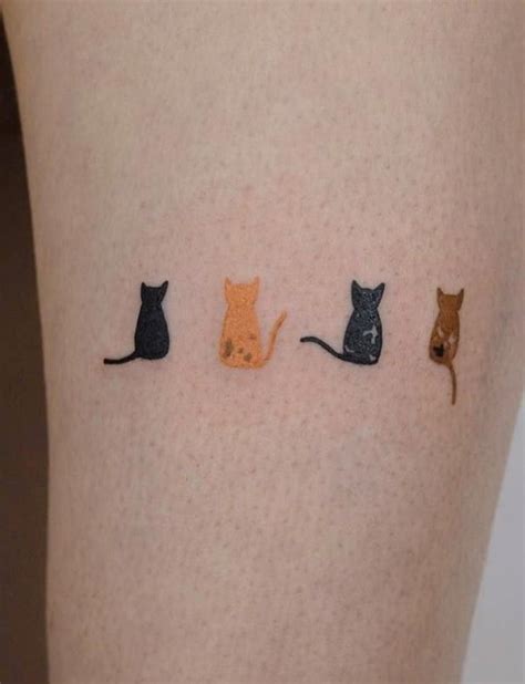 40 Small Cat Tattoos That Are Absolutely Adorable