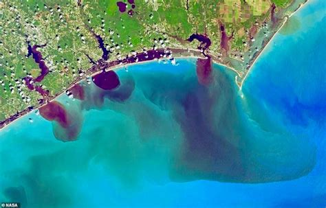 Nasa Satellite Photos Show Polluted Rivers Dumping Into The Carolina Coast