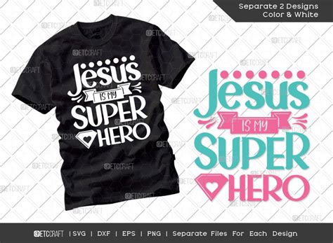 Jesus Is My Superhero Svg Cut File Jesus Svg Super Hero Svg T