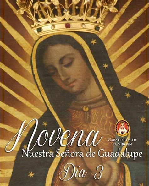Tercer Día De La Novena A La Virgen De Guadalupe Acto De Contrición