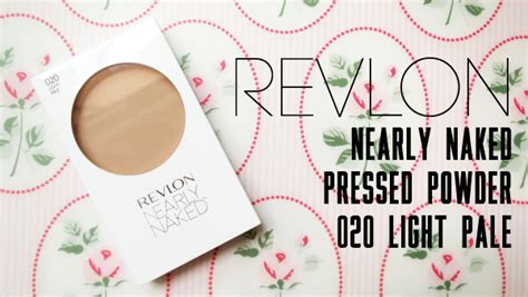 Revlon Nearly Naked Pressed Powder Light Pale Swatch And Review My