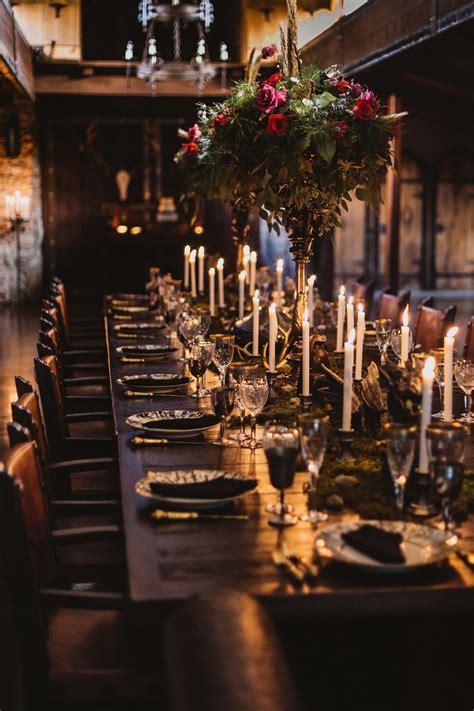 Moody Game Of Thrones Themed Wedding Inspiration The Celebration