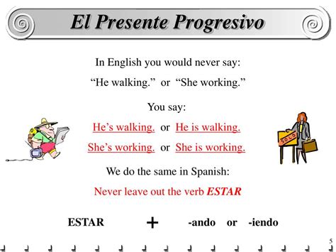 Ppt El Presente Progresivo Powerpoint Presentation Free Download