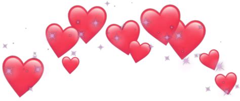 Emoji Crown Hearts Emojis Tumblr Icon Transparent Heart Crown Png My