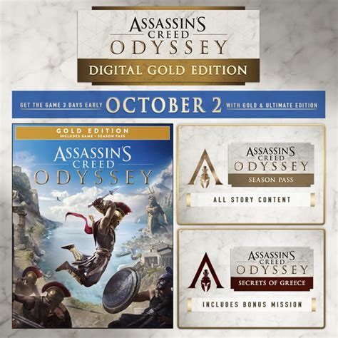 Ac Odyssey Editions And Season Pass Contents Vulkk Com