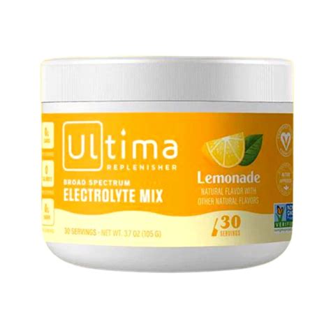 Ultima Replenisher Electrolyte Drink Mix Lemonade In Canada Keto Low