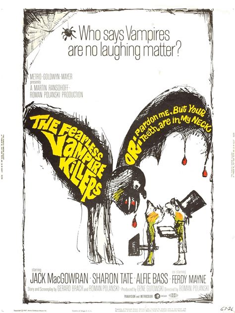 The Fearless Vampire Killers 1967 Posters — The Movie Database Tmdb