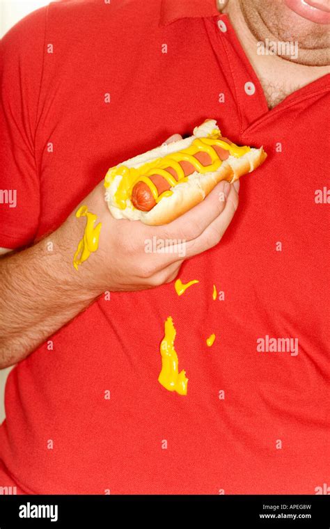 Man Stain Shirt Food Hi Res Stock Photography And Images Alamy
