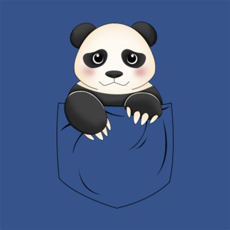 Cute Panda Pocket Design Cute Panda Kids T Shirt Teepublic