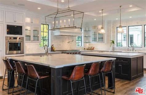 32 Kitchen Island And Stool Ideas To Create The Perfect Gathering Space