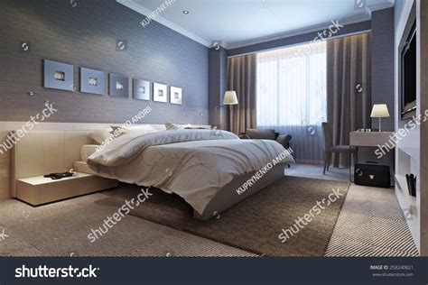 Bedroom Interior Modern Style 3d Images Stock Illustration 258240821