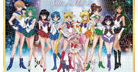 Sailor Moon Sailor Senshi 1000 Piece Jigsaw Puzzle