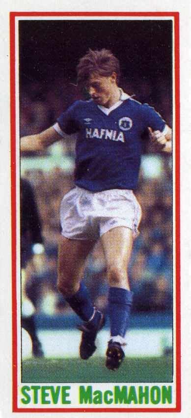 Steve Mcmahon Of Everton In Everton Football Club Retro