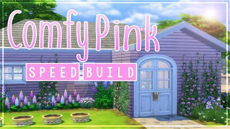 Comfy Pink House Speed Build The Sims 4 Youtube