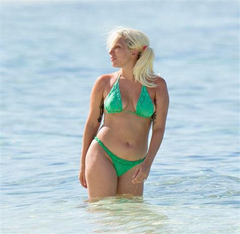 Life S A Beach Lady Gaga Strips Down On Bahamas Vacation In 11 Photos