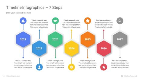 Timeline With 6 Steps For Powerpoint Presentationgo Riset