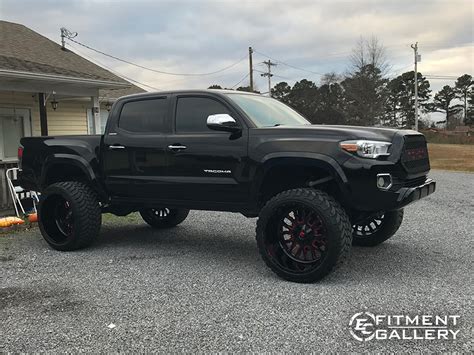 2016 Toyota Tacoma 22x14 Fuel Offroad Wheels 35x135r24 Amp Tires