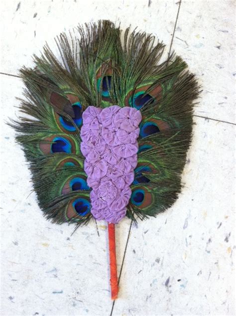New Item Handmade Delicate Peacock Feather Fan Among Other Things
