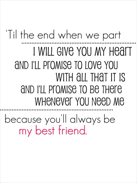 Friendship Song Lyrics Quotes Quotesgram