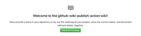 Publish To Github Wiki · Actions · Github Marketplace · Github