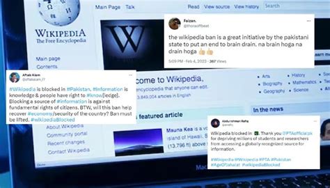 Wikipedia Ban In Pakistan Ptas Move Invites Criticism From Twitterati
